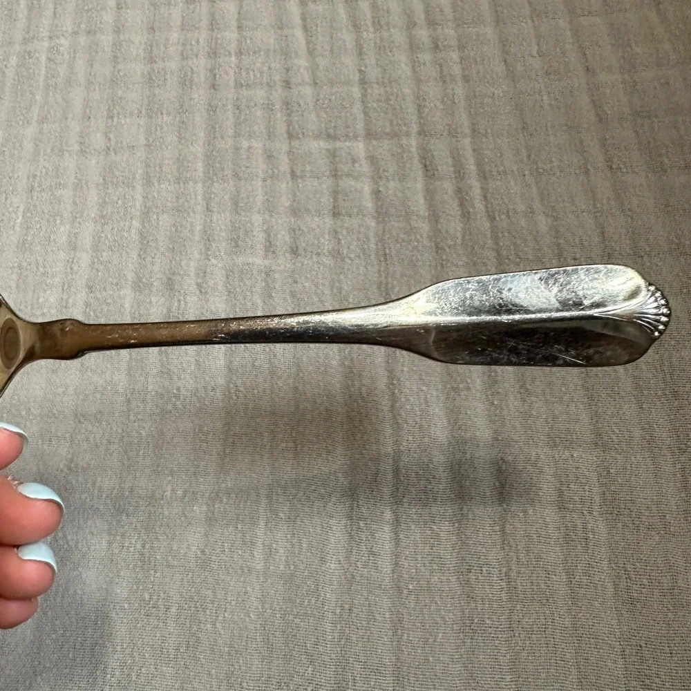 Lady Hamilton stainless by ONEIDA solid smooth casserole spoon 9